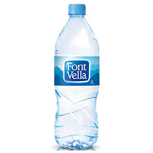FONT VELLA Agua mineral sin gas, botella de plástico