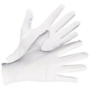 VENITEX 12 paires de gants de manipulation 100% coton blanchi COB40 Delta Plus, taille 9