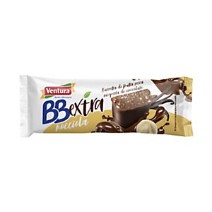 VENTURA Barretta BBExtra, Nocciola ricoperta di Cioccolato, 40 g (confezione 20 pezzi)