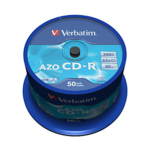 Verbatim CD-R 700 MB 52x Torre