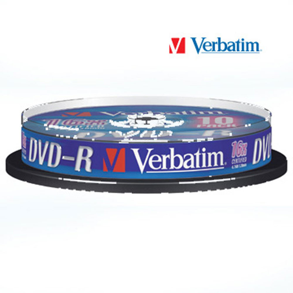 Verbatim DVD-R x 10 - 4.7 Go - support de stockage