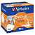 VERBATIM Pack de 10 boîtiers cristal DVD-R imprimables 4,7Go 16x 43521 - 1