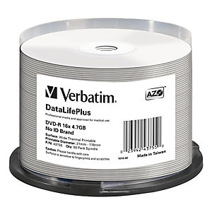 Verbatim - Scatola 50 DVD-R - stampabile - 43755