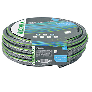 Verdemax Tubo per irrigazione TopGray 5 - 5/8'' - 25 metri - Verdemax Verdemax Tubo per irrigazione TopGray 5 - 5/8'' - 25 metri - Verdemax