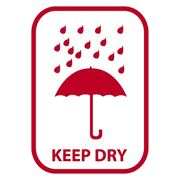 Verpakkingsetiketten Keep dry - 2