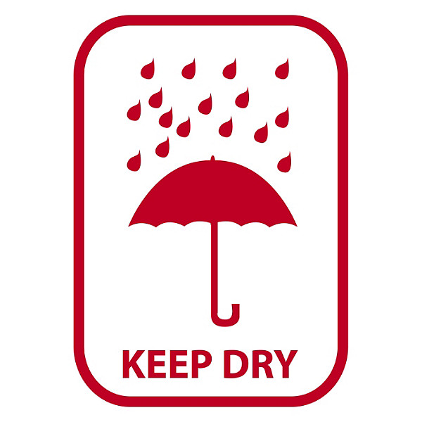 Verpakkingsetiketten Keep dry - 1