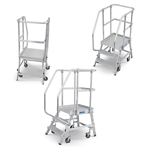 Verrijdbare platformladder Verrijdbare platformladder