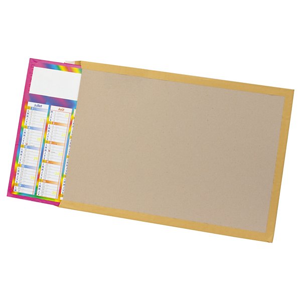Versandtaschen mit Papprückwand, braun - 3