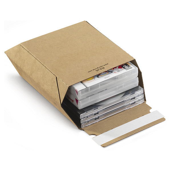 Versterkte kartonnen envelop met zelfklevende sluiting Maxi RAJA 32x25x8 cm - 1
