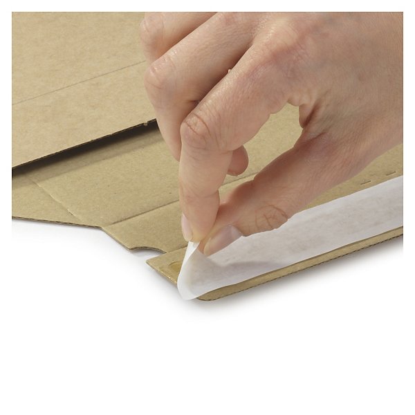 Versterkte kartonnen envelop met zelfklevende sluiting Maxi RAJA 44x32x8 cm - 3
