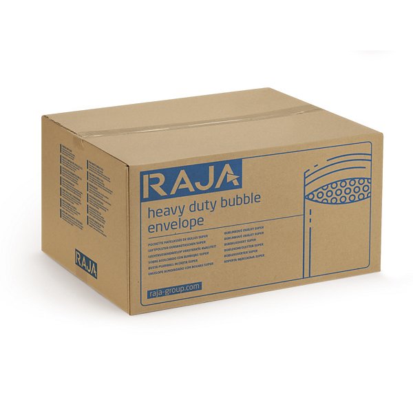 Versterkte luchtkussenenvelop bruin RAJA 22 x 26 cm - 2
