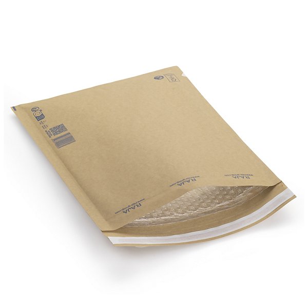 Versterkte luchtkussenenvelop bruin RAJA 22 x 26 cm - 4