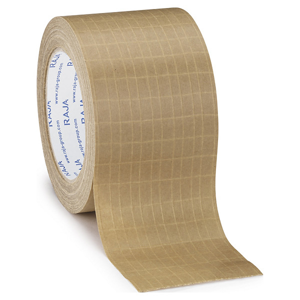 Versterkte papieren tape RAJA 125g/m² - 75mm x 25m