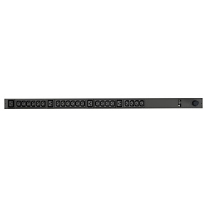 Vertiv Geist rPDU, basic, 0U, input IEC60309 230V 16A, outputs (20)C13 | (4)C19, Basique, 0U, Monophasé, verticale, Noir, 24 sortie(s) CA VP7551 Vertiv Geist rPDU, basic, 0U, input IEC60309 230V 16A, outputs (20)C13 | (4)C19, Basique, 0U, Monophasé, verticale, Noir, 24 sortie(s) CA VP7551