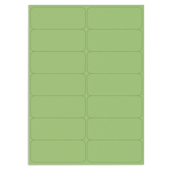 Verwijderbare gekleurde zelfklevende etiketten 99,1x143,5 mm geel - 4