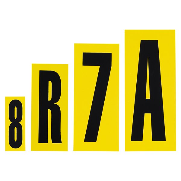 Verwijderbare klevende cijfers 90x38 mm - 4