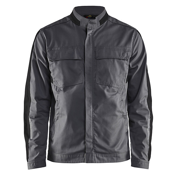 Veste industrie stretch 2D BLAKLADER Gris moyen Noir S - 1