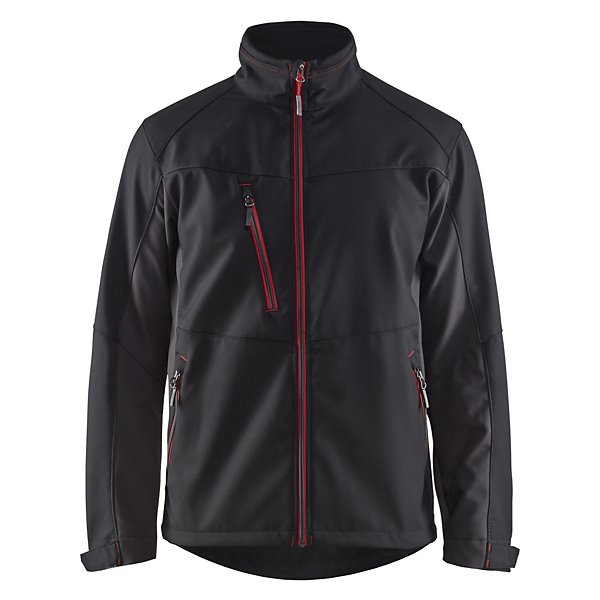 Veste Softshell coupe-vent BLAKLADER Noir Rouge S - 2