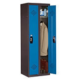 Vestiaire Avantage - Industrie propre - 2 colonnes - Corps Anthracite - Portes Bleu Vestiaire Avantage - Industrie propre - 2 colonnes - Corps Anthracite - Portes Bleu