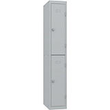 Sans Vestiaire Budget 2 casiers - Elément Départ - Corps Gris - Portes Gris Sans Vestiaire Budget 2 casiers - Elément Départ - Corps Gris - Portes Gris