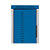 Vestiaire Team Color - 2 casiers - 1 colonne - Corps Gris - Portes Bleu - 2