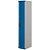 Vestiaire Team Color - Industrie propre - 1 colonne - Corps Gris - Porte Bleu - 2