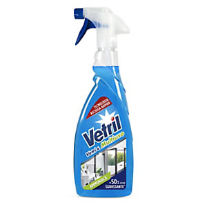 VETRIL Detergente vetri e multiuso con ammoniaca, Flacone spray, 650 ml