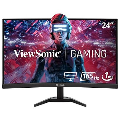 Viewsonic VX Series VX2418C, 61 cm (24''), 1920 x 1080 pixels, LCD, 1 ms, Noir - 1