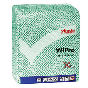 VILEDA 20 lavettes Vileda WiPro vert