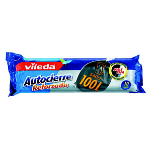 Vileda Bolsas de basura con autocierre 100 L. Vileda Bolsas de basura con autocierre 100 L.