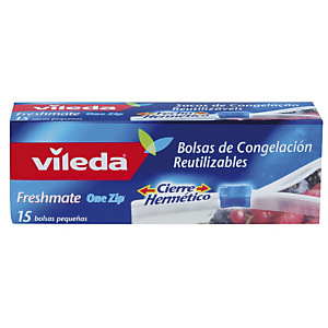 Vileda Freshmate One Zip Bolsas de congelación, 1 l Vileda Freshmate One Zip Bolsas de congelación, 1 l