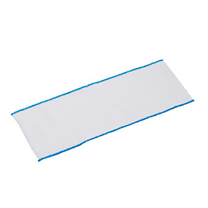 VILEDA Panno Mop Swispo - bianco con bordo blu - 44 x 14 cm - Vileda - conf. 50 pezzi VILEDA Panno Mop Swispo - bianco con bordo blu - 44 x 14 cm - Vileda - conf. 50 pezzi