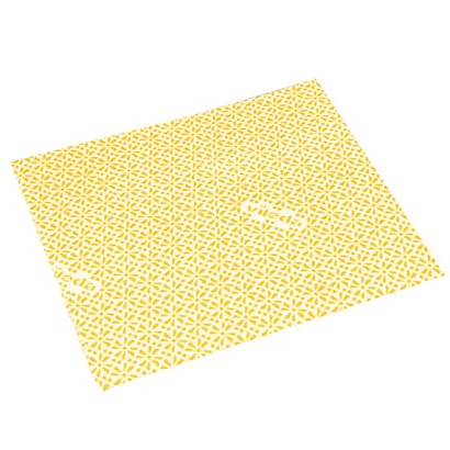 VILEDA Panno multiuso Wipro - con proprietA' antibatteriche - 36 x 42 cm - giallo  - conf. 20 pezzi - 1