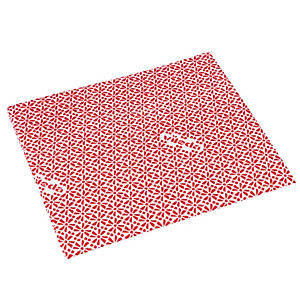 VILEDA Panno multiuso Wipro - con proprietA' antibatteriche - 36 x 42 cm - rosso  - conf. 20 pezzi