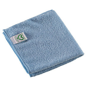 VILEDA Panno r-MicroTuff Swift - microfibra - tessuto riciclato - 35 x 38 cm - blu - conf. 5 pezzi VILEDA Panno r-MicroTuff Swift - microfibra - tessuto riciclato - 35 x 38 cm - blu - conf. 5 pezzi
