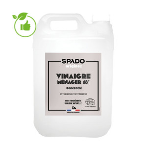 Vinaigre blanc 18° ultra concentré Spado 5 L Vinaigre blanc 18° ultra concentré Spado 5 L