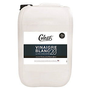 Vinaigre blanc 20° Gloss ultra-concentré 10 L 