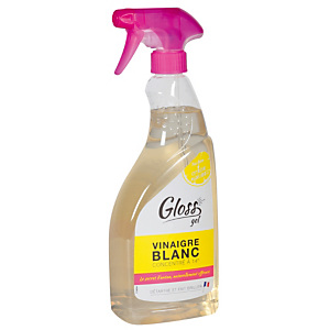 Vinaigre blanc concentré en gel Gloss citron, vaporisateur 750 ml Vinaigre blanc concentré en gel Gloss citron, vaporisateur 750 ml