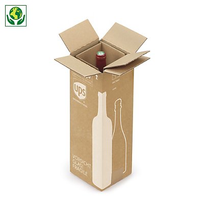 Vinemballage för postförsändelse L 130 x B 130 x H 425 mm - 1