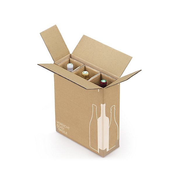 Vinemballasje for postforsendelse - 1 flaske - 5