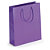 Violet gloss laminated custom printed bags - 180x220x65mm - 2 colours, 2 sides - 1