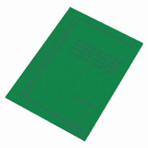 VIP Cartelline 3 lembi con stampa, Cartoncino, 250 x 350 mm mm, Verde (confezione 20 pezzi)