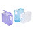 Viquel Boîte de classement A4 Propysoft Maxi en polypropylène - Dos 12 cm - Coloris assortis pastels (lot de 4) - 1