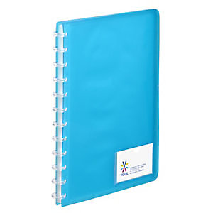 Viquel Protége-documents Géode 30 pochettes couverture polypropylène coloris bleu