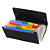 Viquel Trieur chèque Rainbow Class en polypropylène - 12 compartiments extensibles - Multicolores - 1