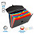 Viquel Trieur malette Rainbow Class en polypropylène - 12 compartiments A4 extensibles - Noir /Multicolores - 5