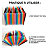 Viquel Trieur  SeatCase extensible Rainbow Class en polypropylène - 24 compartiments A4 extensibles - Multicolores - 4
