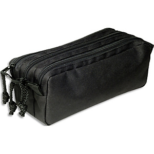 VIQUEL Trousse Scolaire rectangulaire - 3 Compartiments - Polyester 600D NOIR 097955-49 VIQUEL Trousse Scolaire rectangulaire - 3 Compartiments - Polyester 600D NOIR 097955-49