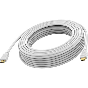 Vision TC 15MHDMI8K, 15 m, HDMI Type A (Standard), HDMI Type A (Standard), 48 Gbit/s, Canal de retour audio (ARC, Audio Return Channel), Blanc Vision TC 15MHDMI8K, 15 m, HDMI Type A (Standard), HDMI Type A (Standard), 48 Gbit/s, Canal de retour audio (ARC, Audio Return Channel), Blanc