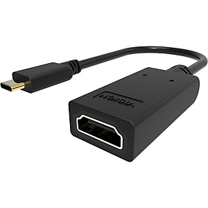 Vision TC-USBCHDMI/BL, USB Type-C, HDMI Type A (Standard), Mâle, Femelle, Droit, Droit Vision TC-USBCHDMI/BL, USB Type-C, HDMI Type A (Standard), Mâle, Femelle, Droit, Droit
